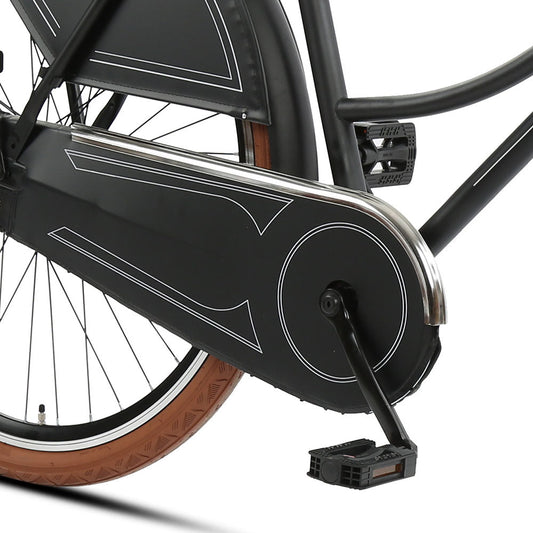 2. CHARCOAL-CLASSIC CUSTOM WHEELS: ADULT CITY BIKE.