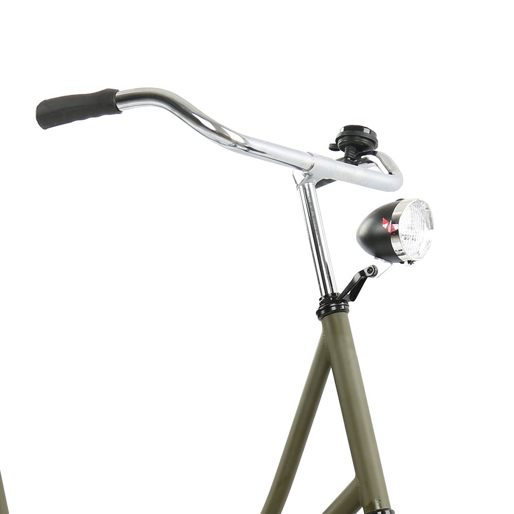 1. OLIVE-GROVE WHEELS: ADULT CITY BIKE.