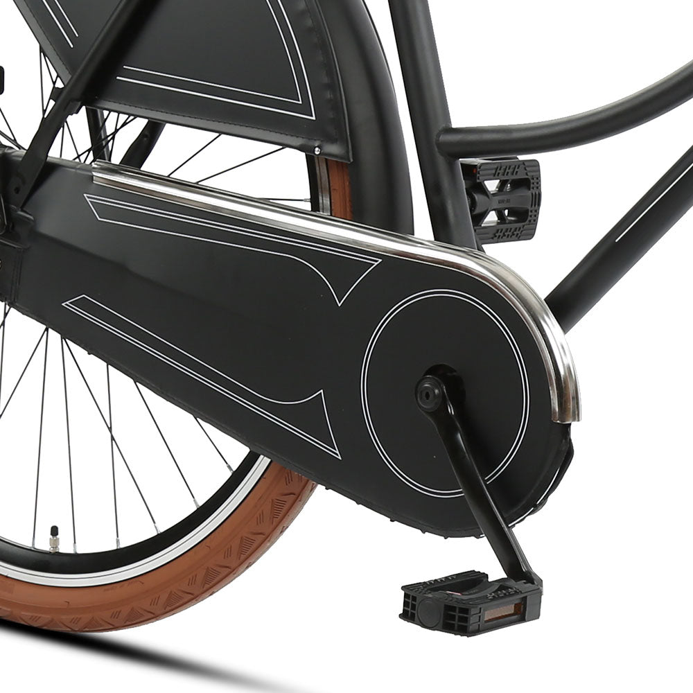 2. CHARCOAL-CLASSIC CUSTOM WHEELS: ADULT CITY BIKE.